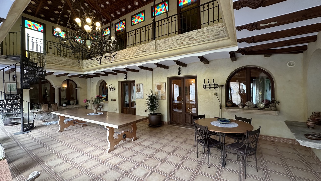 Living room in villa for sale in San Miguel de Salinas