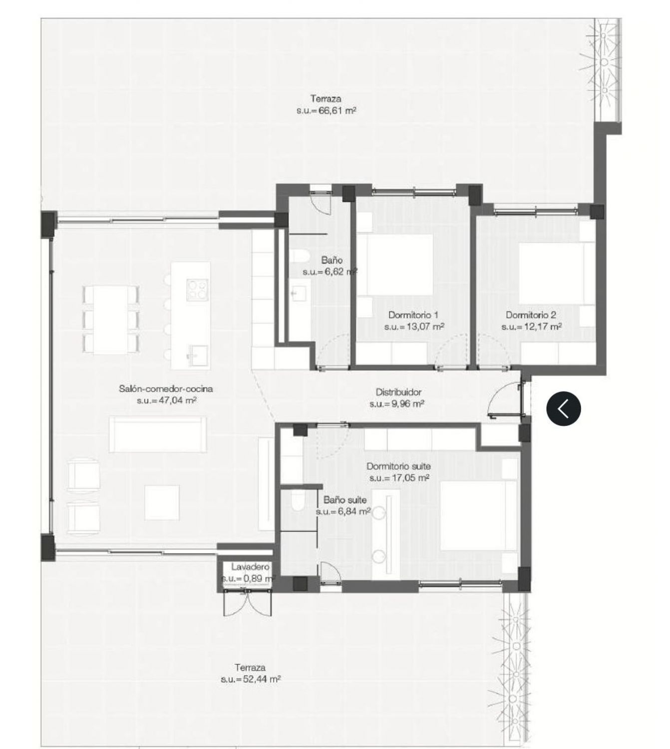 Garden in apartment for sale in Orihuela