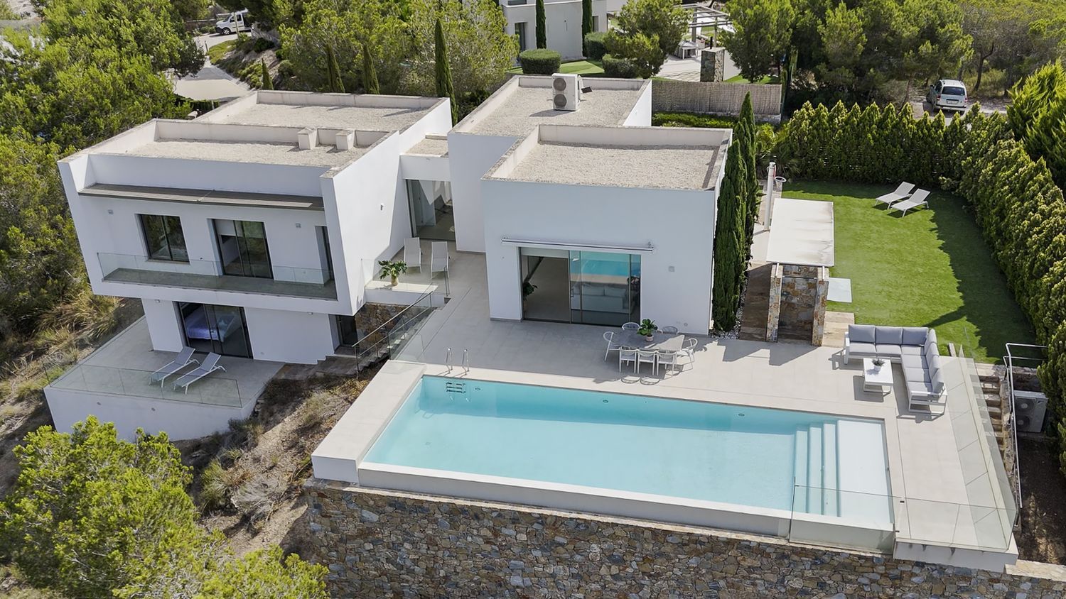 Exterior view in villa for sale in Orihuela