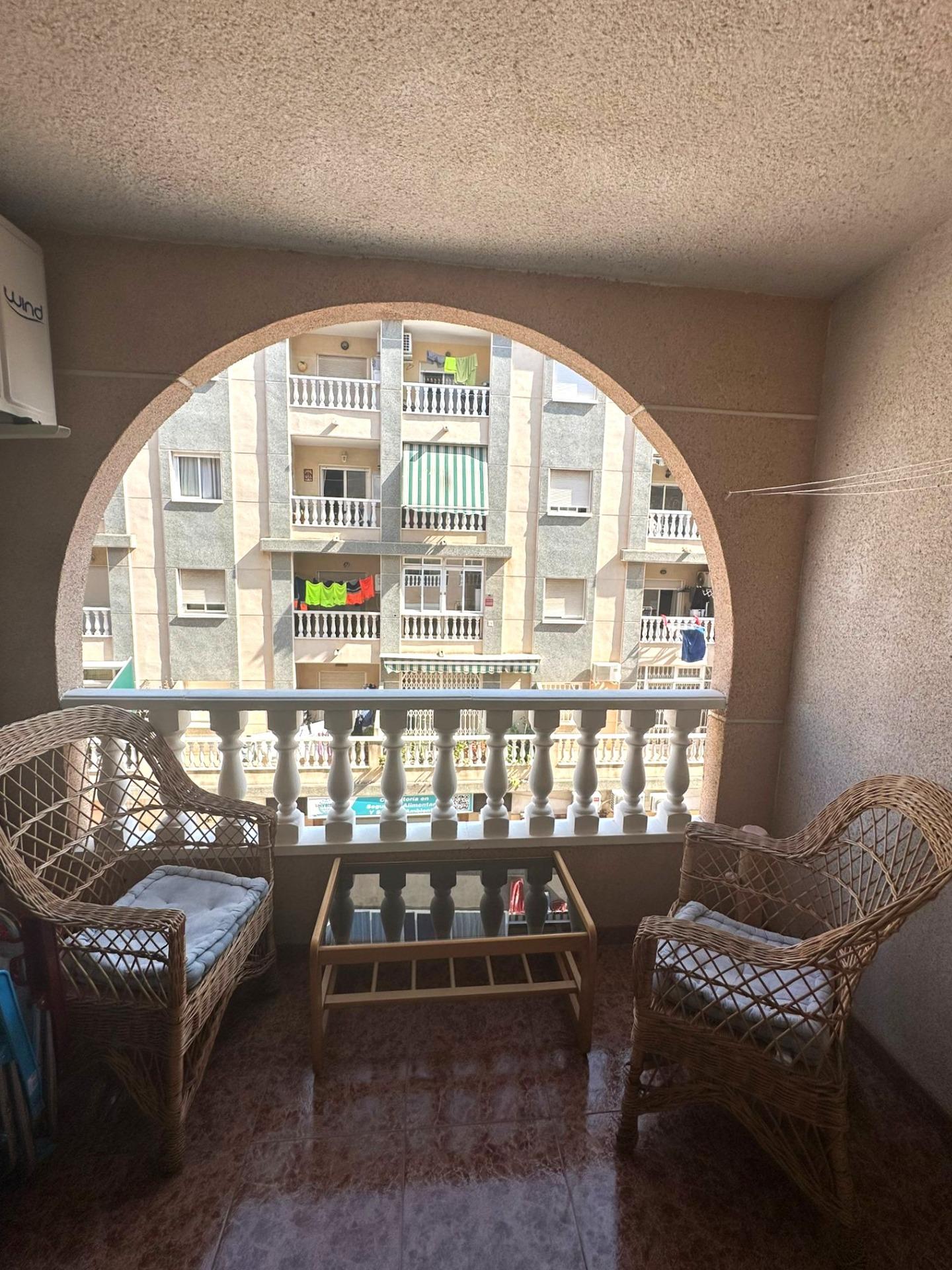 Garden in apartment for sale in Torrevieja
