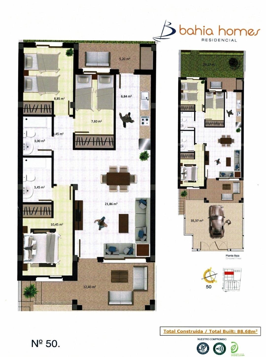 Bedroom in apartment for sale in Pilar de La Horadada