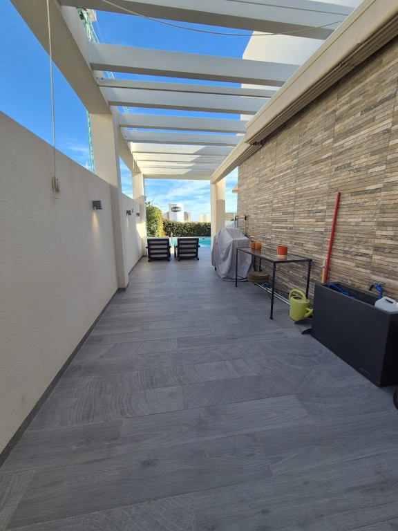 Pool area in villa for sale in La Finca Golf Resort