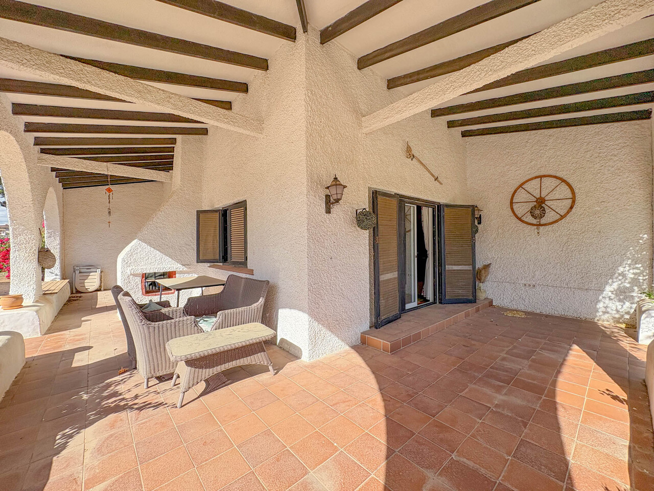 Master bedroom in villa for sale in Los Balcones