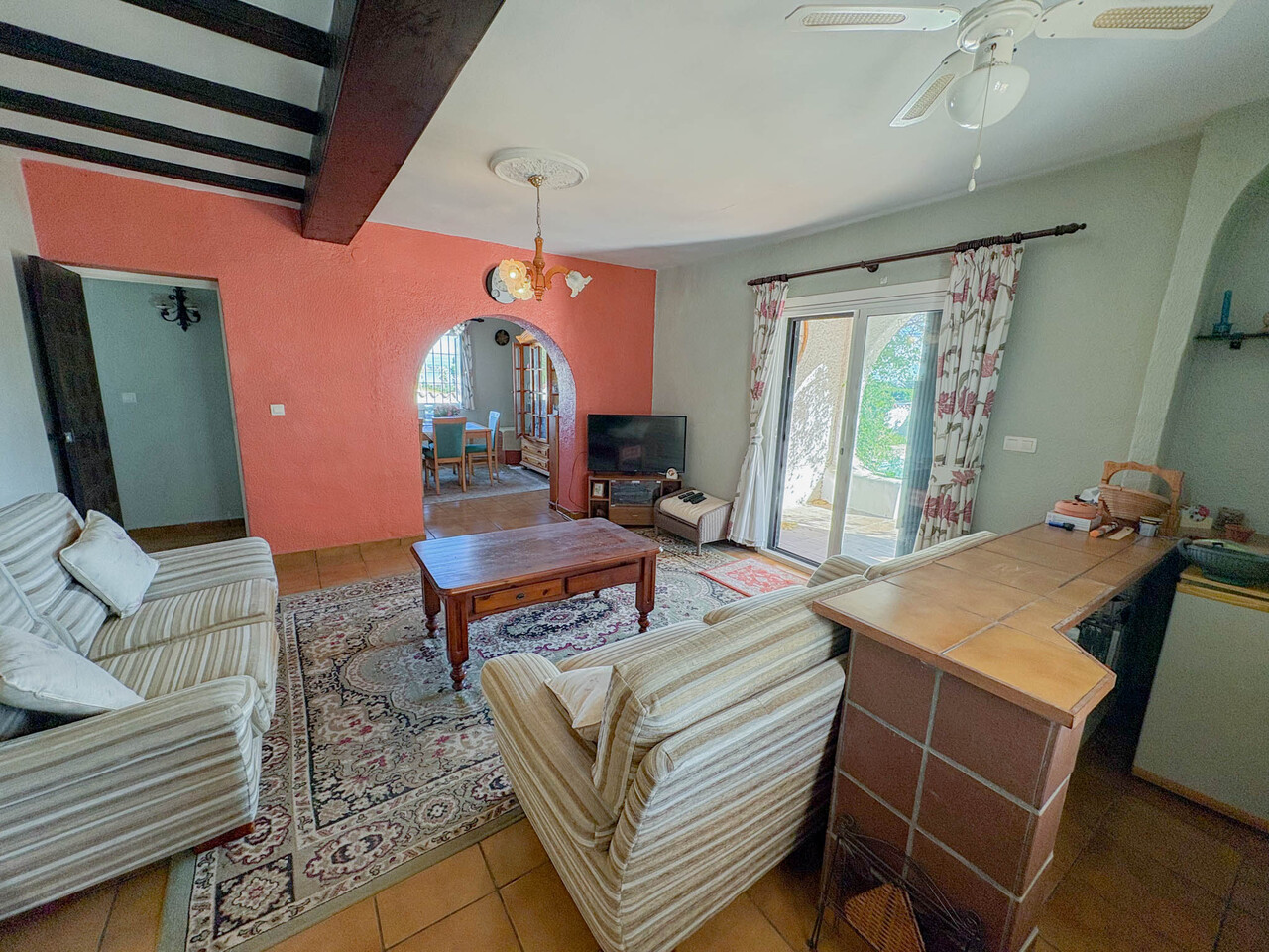 Terrace in villa for sale in Los Balcones