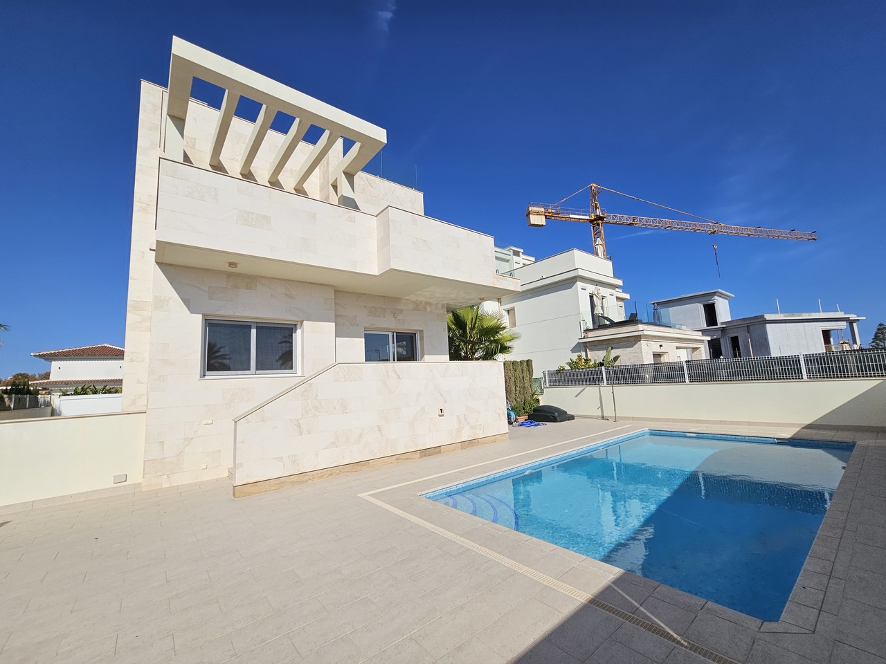 Living room in villa for sale in La Zenia