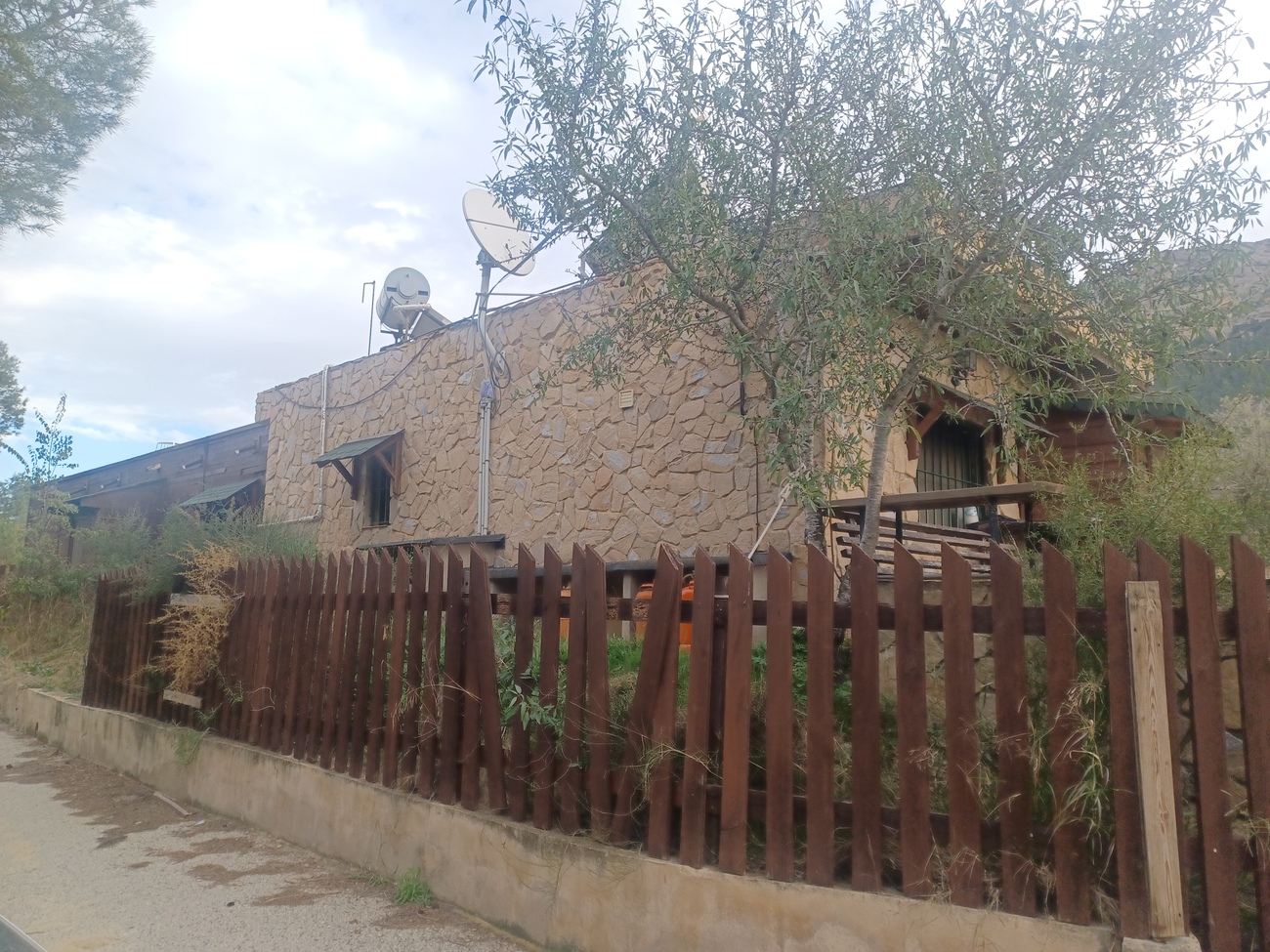 Pool area in finca for sale in Gea Y Truyols