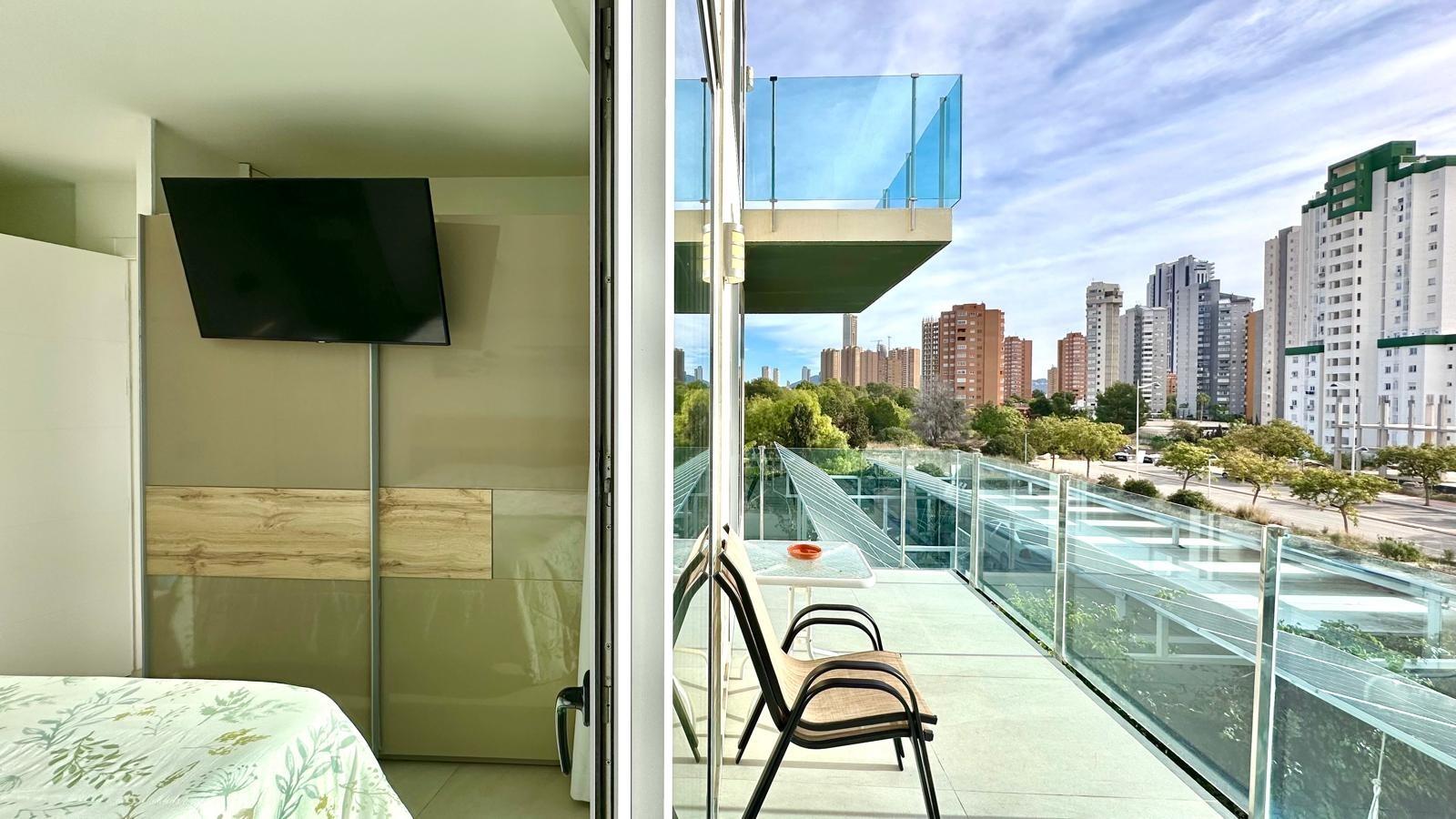 Exterior view in apartment for sale in Finestrat