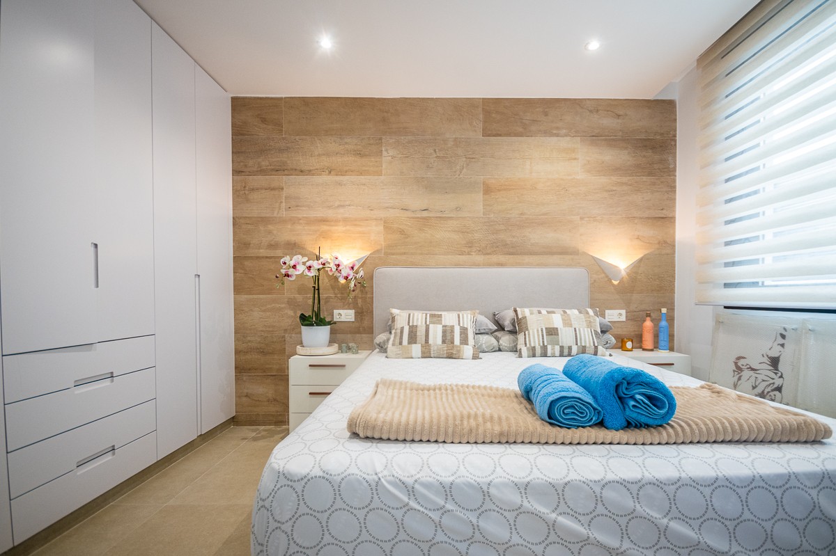 Master bedroom in penthouse for sale in San Pedro del Pinatar