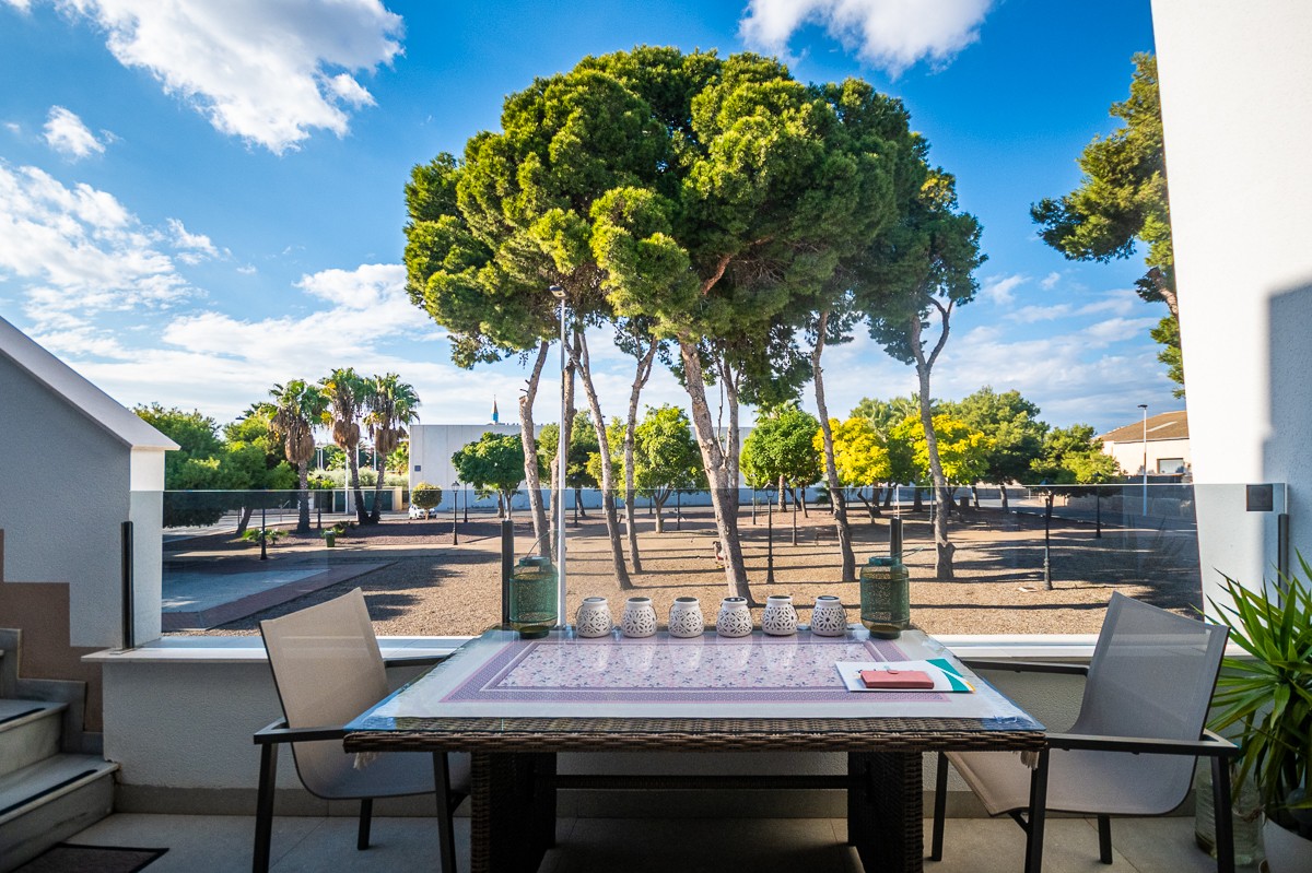 Living room in penthouse for sale in San Pedro del Pinatar