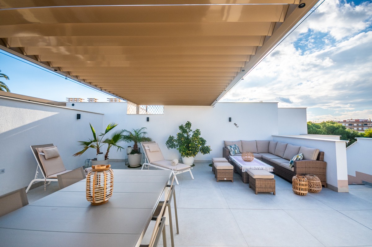 Terrace in penthouse for sale in San Pedro del Pinatar