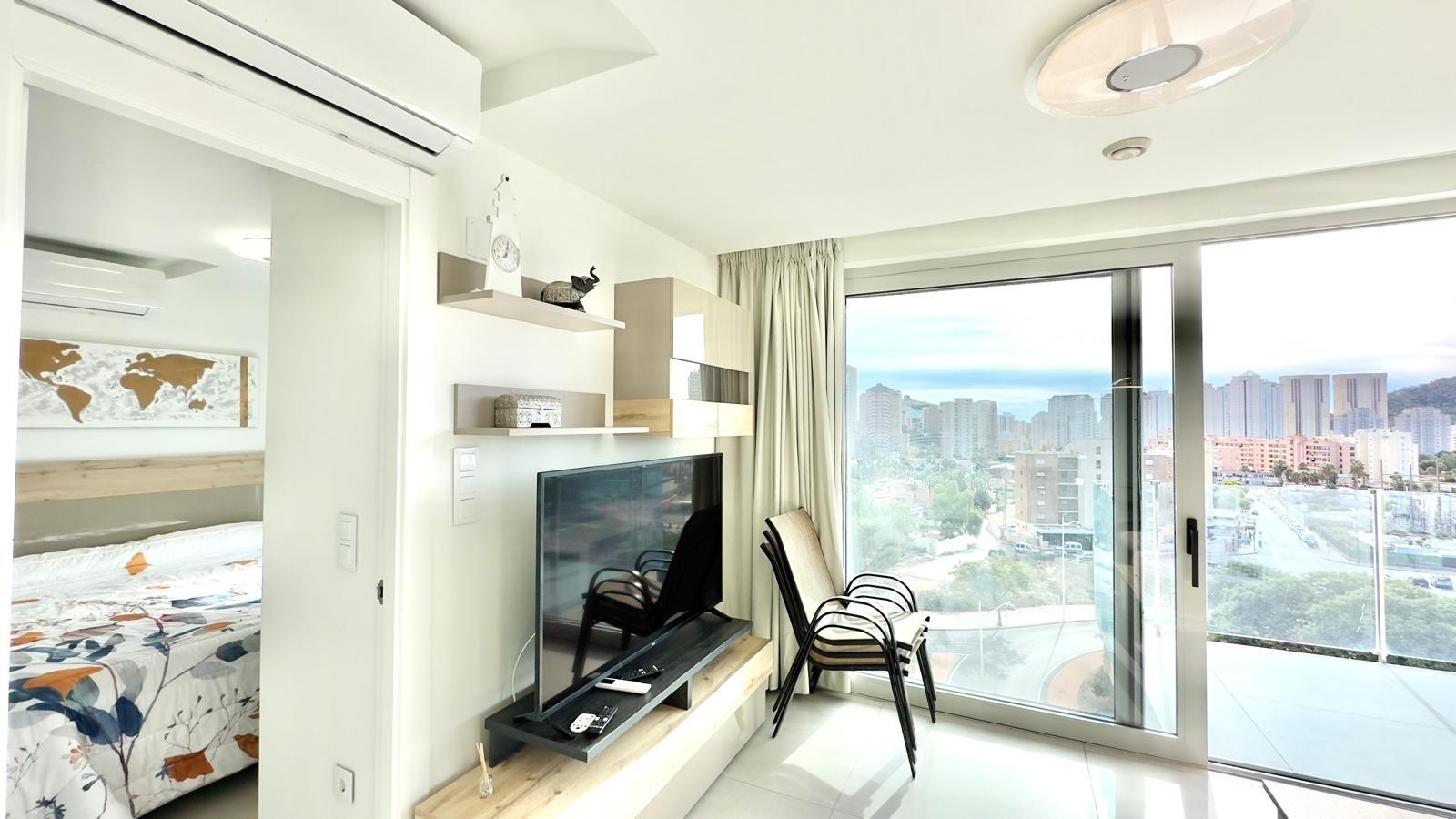 Master bedroom in apartment for sale in Finestrat