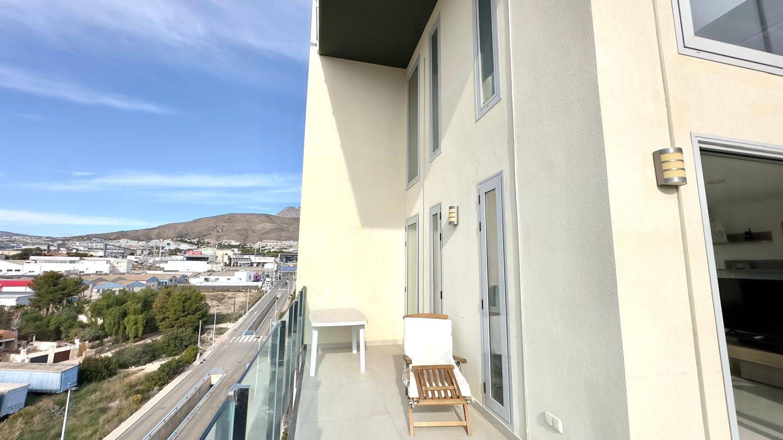 Pool area in apartment for sale in Finestrat