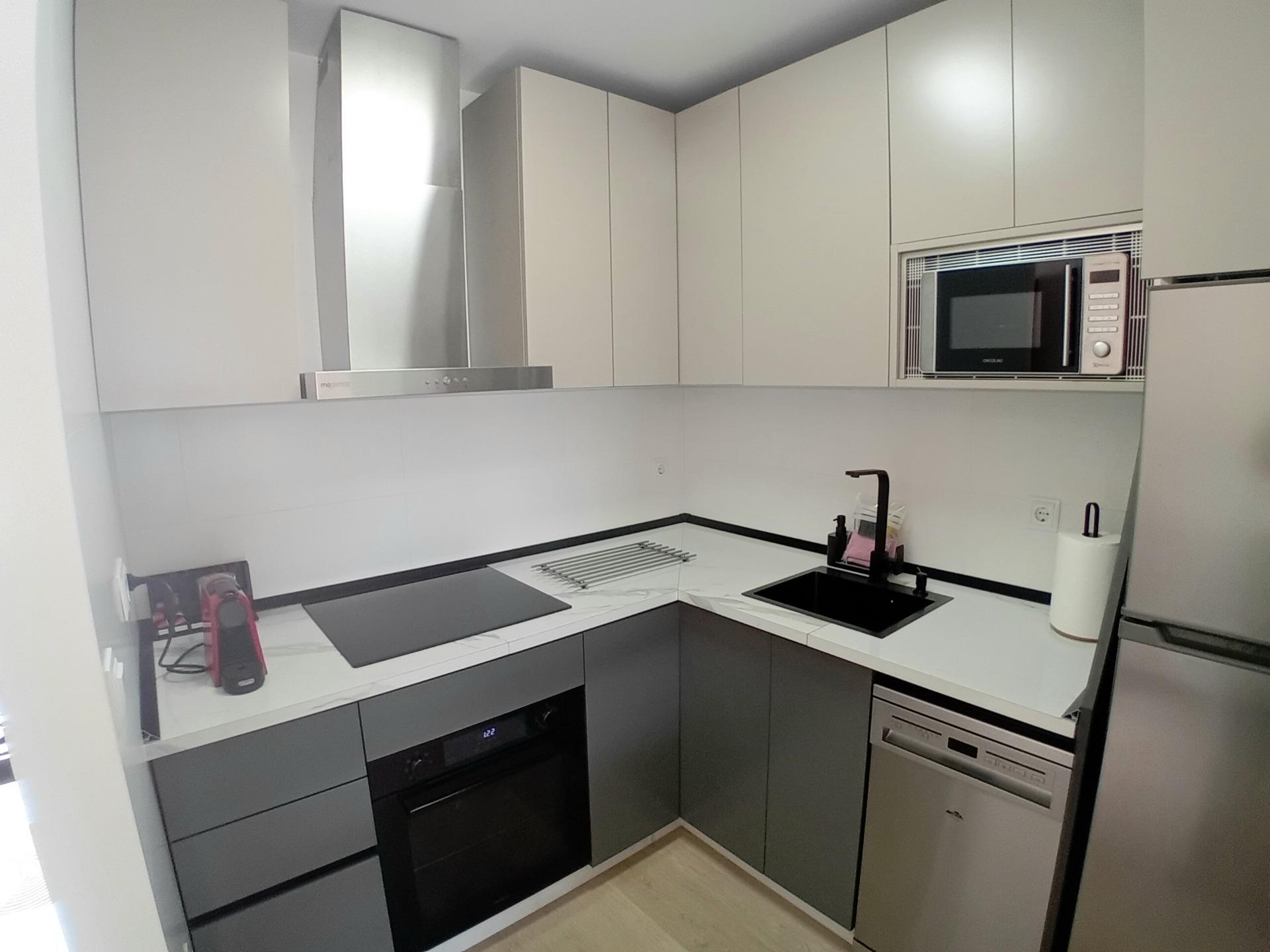 Pool area in apartment for sale in Mazarron