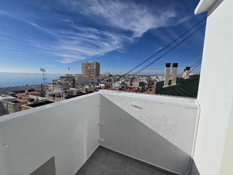 Terrace in penthouse for sale in Torrevieja