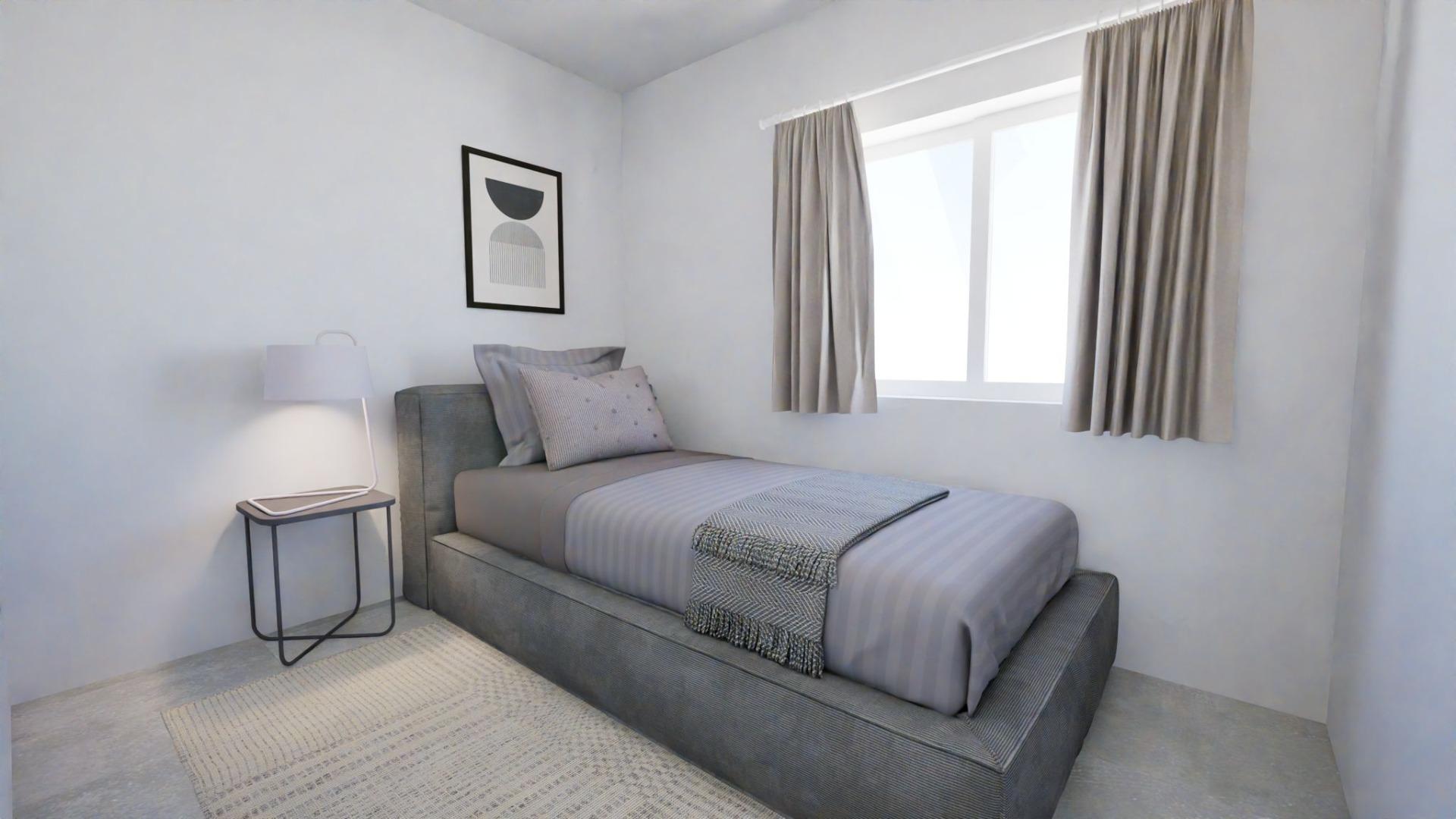 Master bedroom in penthouse for sale in Torrevieja