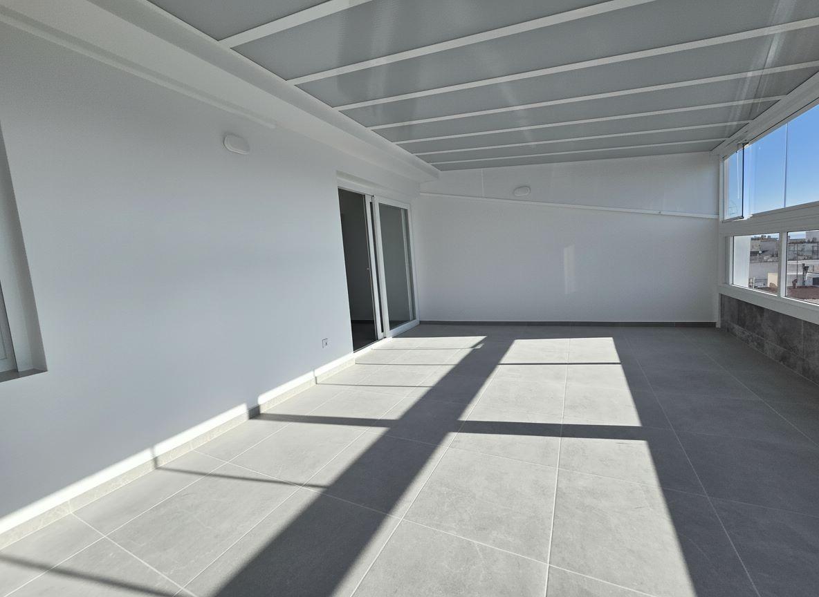 Terrace in penthouse for sale in Torrevieja