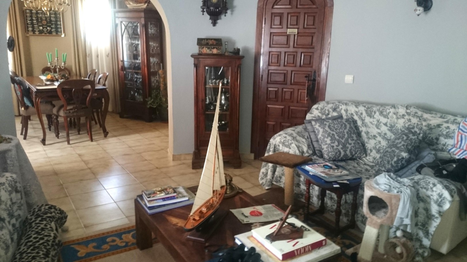 Living room in villa for sale in Benitachell