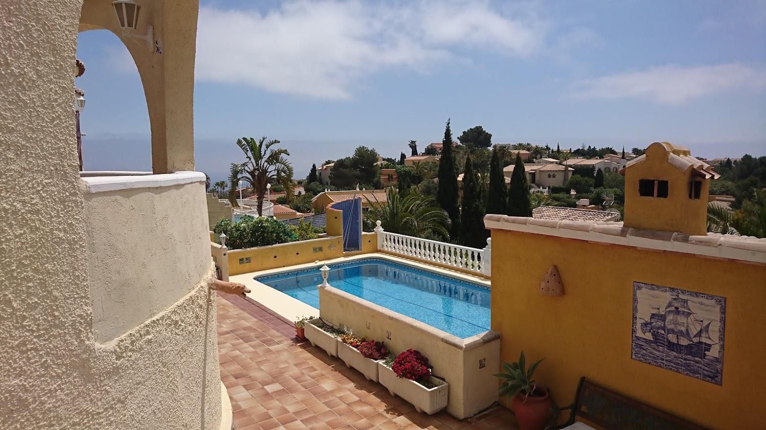 Living room in villa for sale in Benitachell