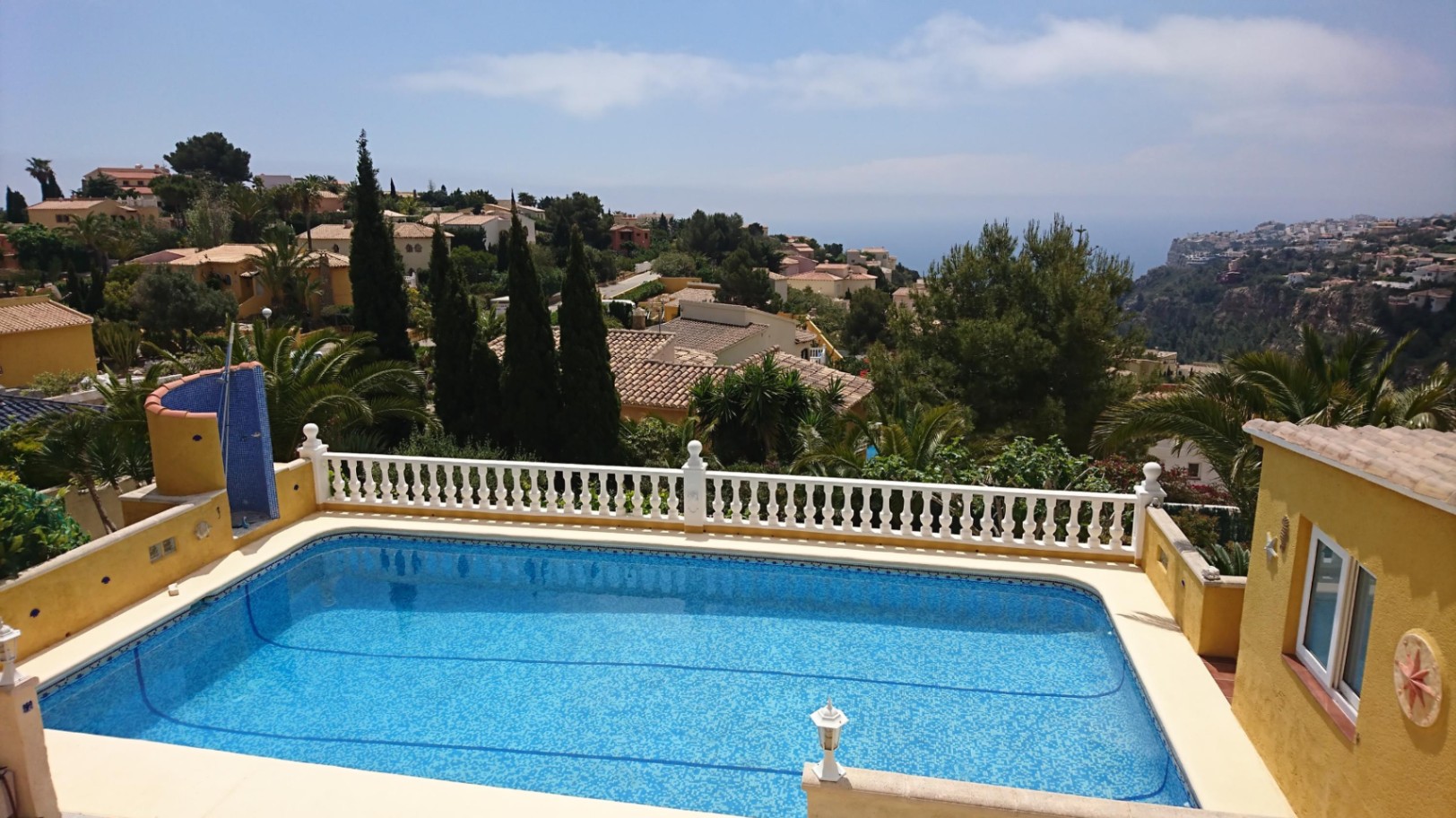 Master bedroom in villa for sale in Benitachell