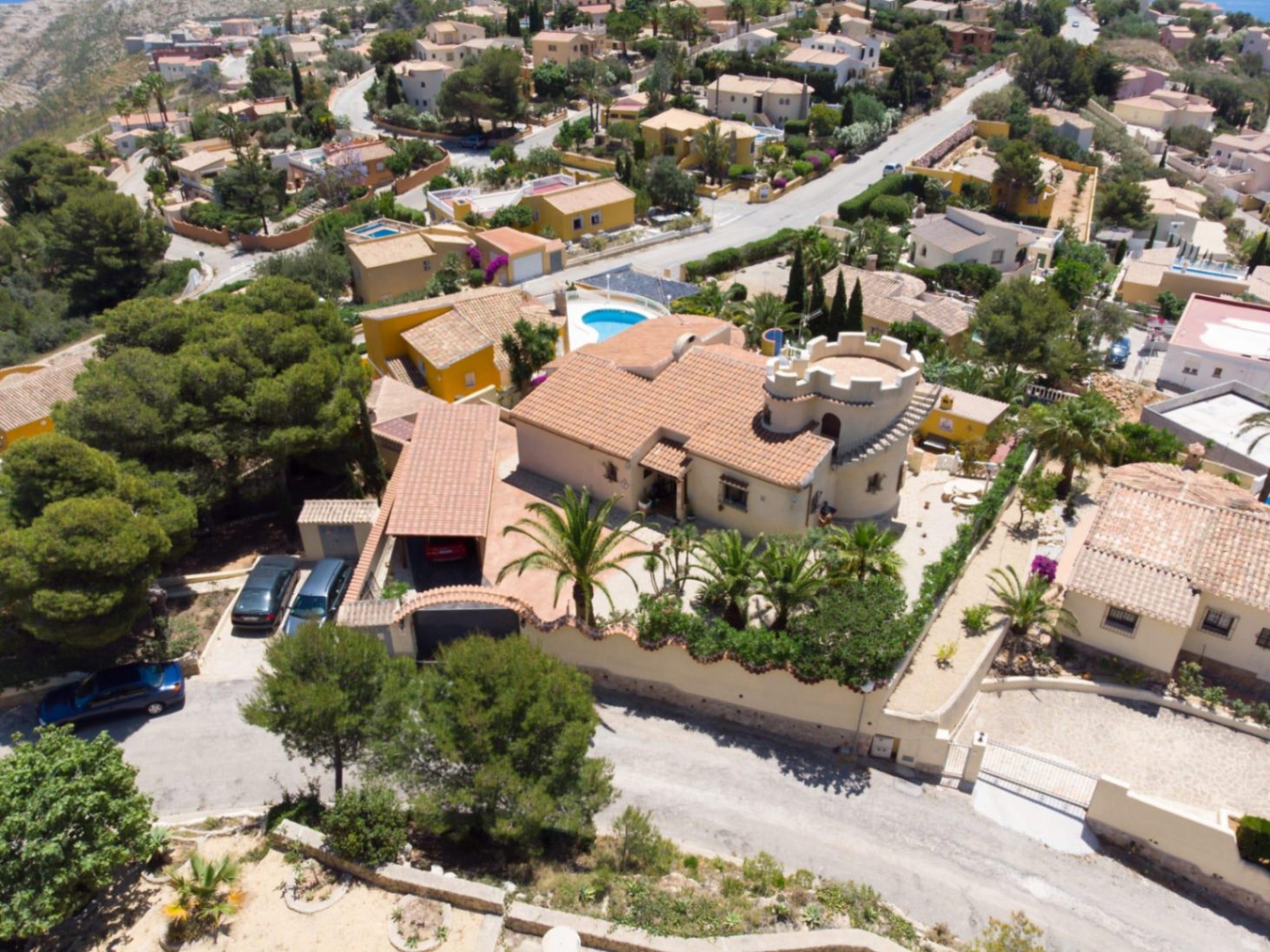 Dining area in villa for sale in Benitachell