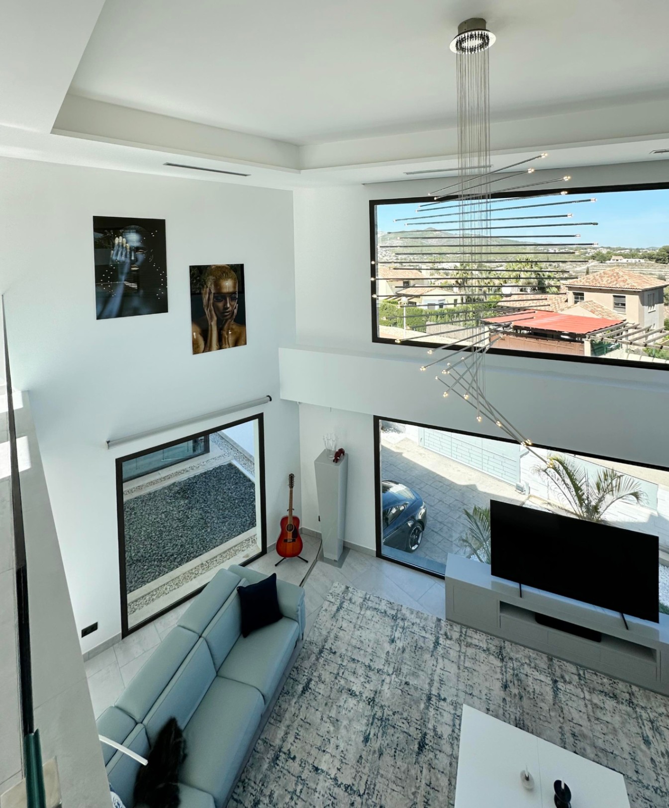 Pool area in villa for sale in javea