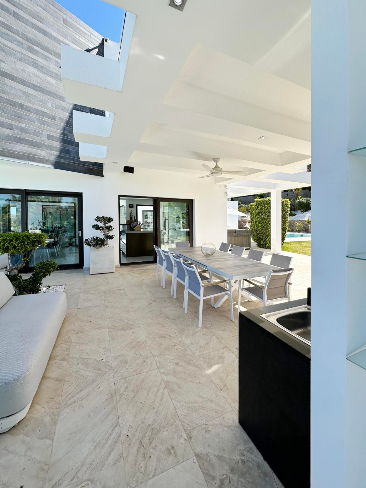 Exterior view in villa for sale in javea