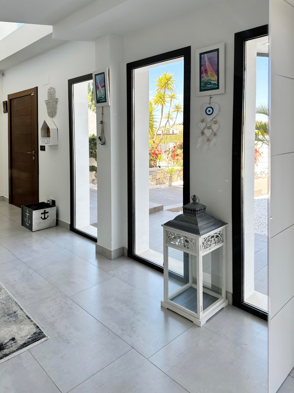 Pool area in villa for sale in javea