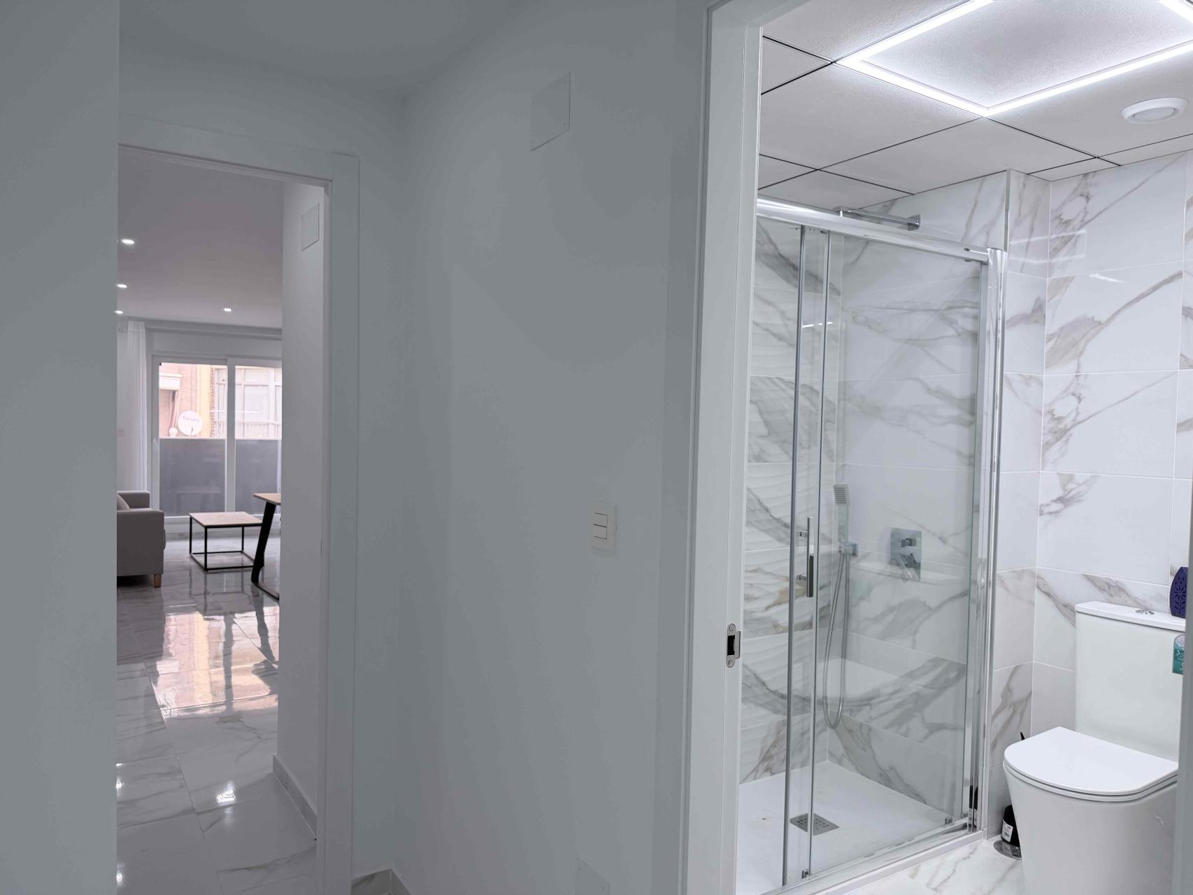 Pool area in apartment for sale in Torrevieja