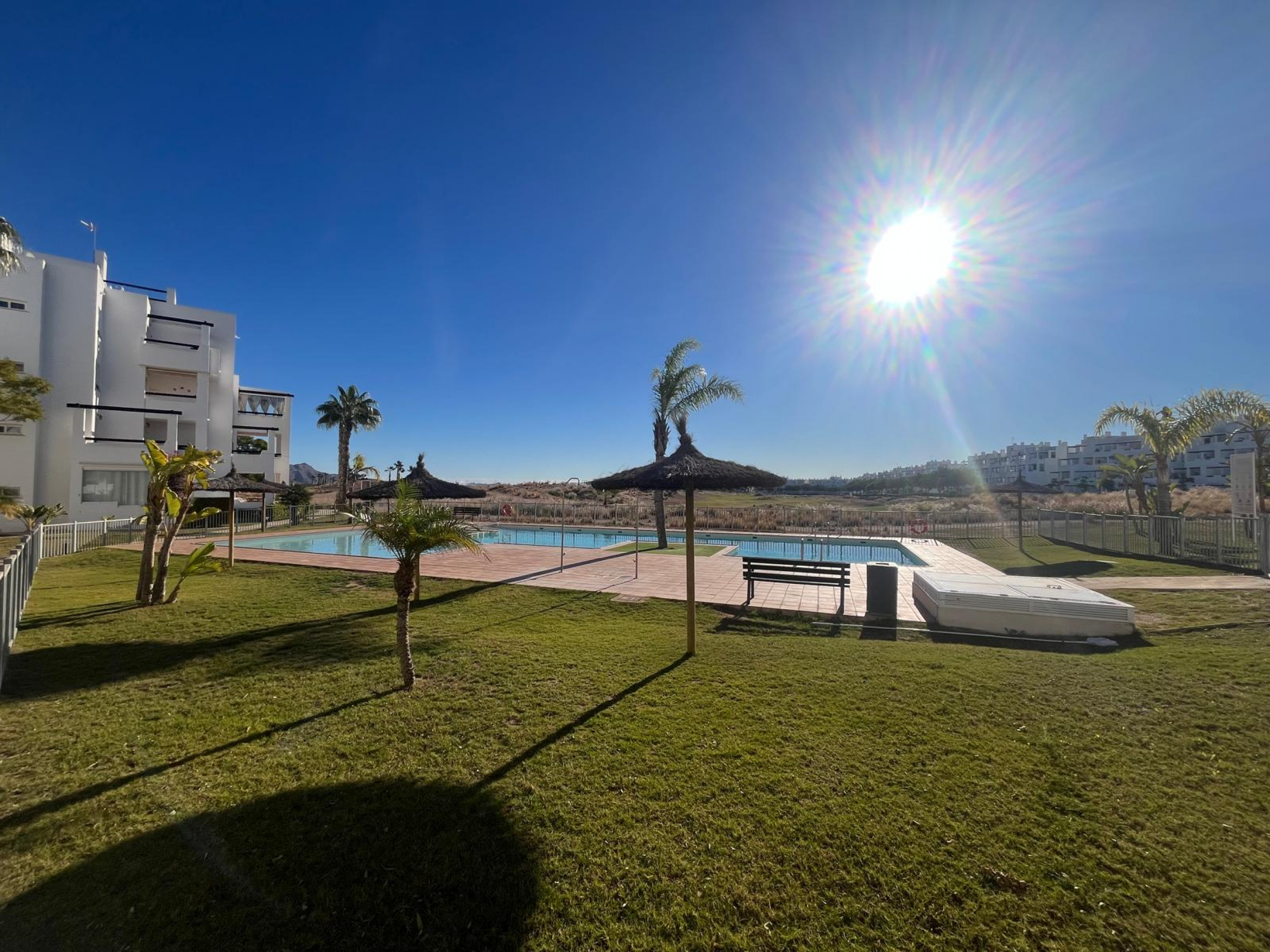 Pool area in apartment for sale in Torre Pacheco