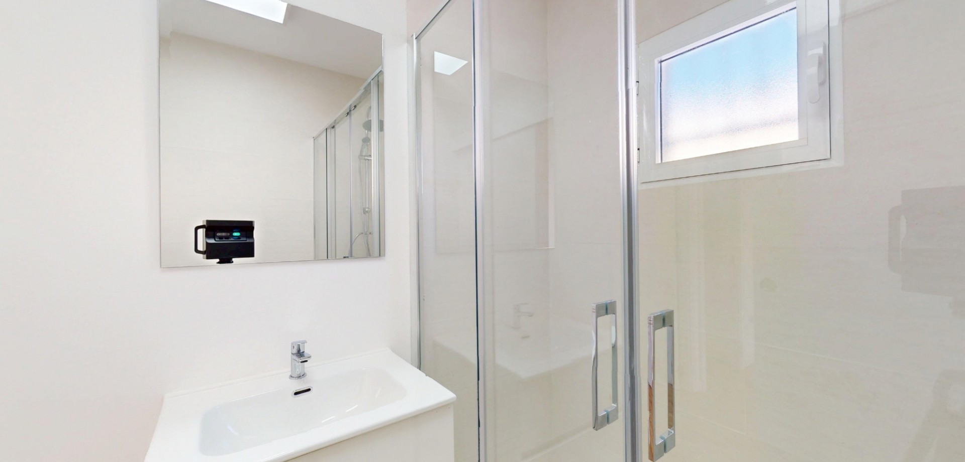 Pool area in bungalow for sale in Orihuela Costa