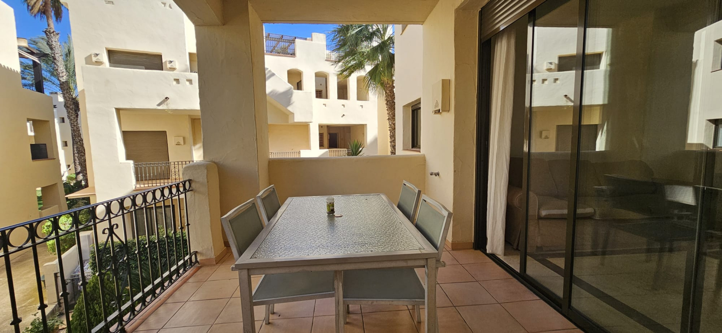 Pool area in apartment for sale in Los Alcazares