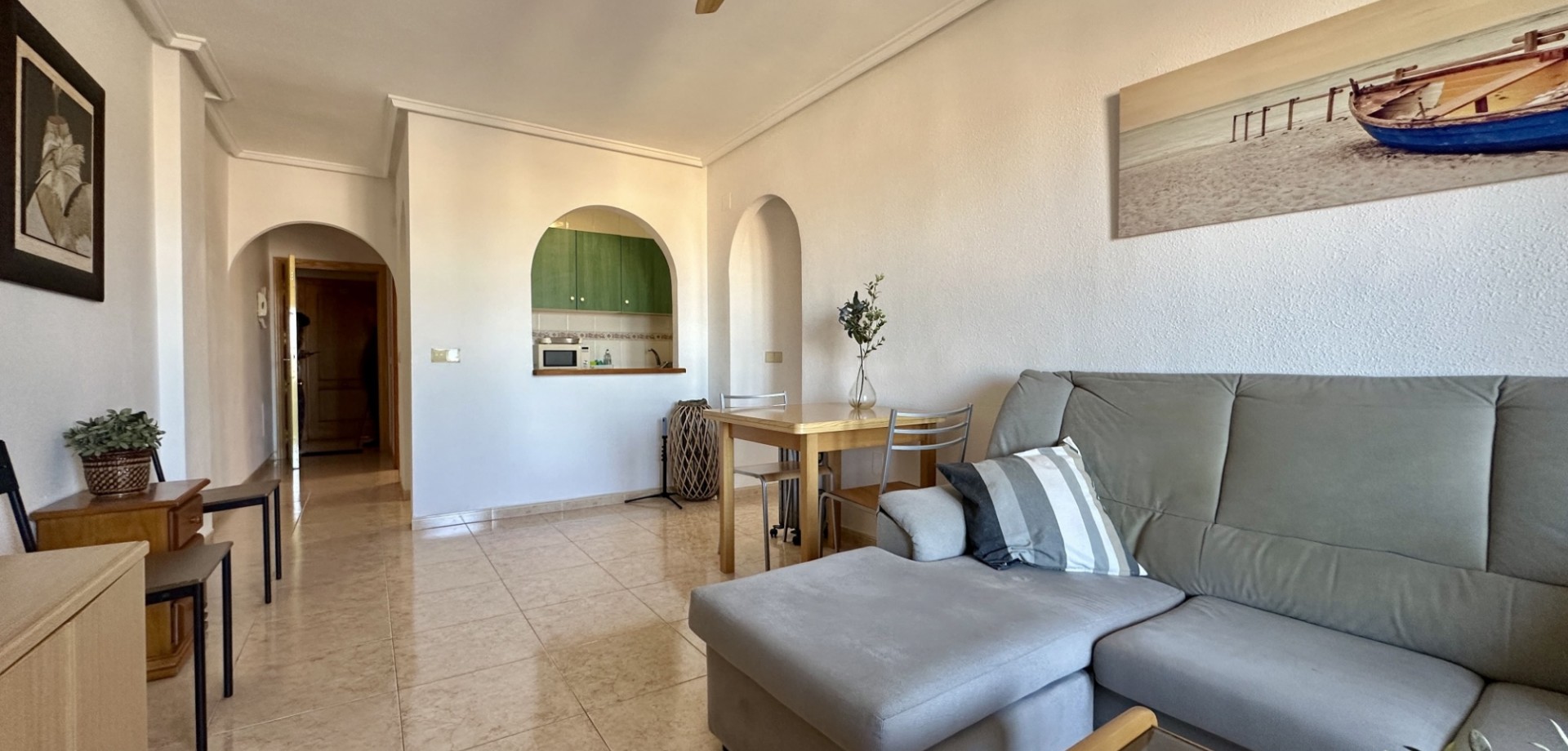 Pool area in apartment for sale in Torrevieja