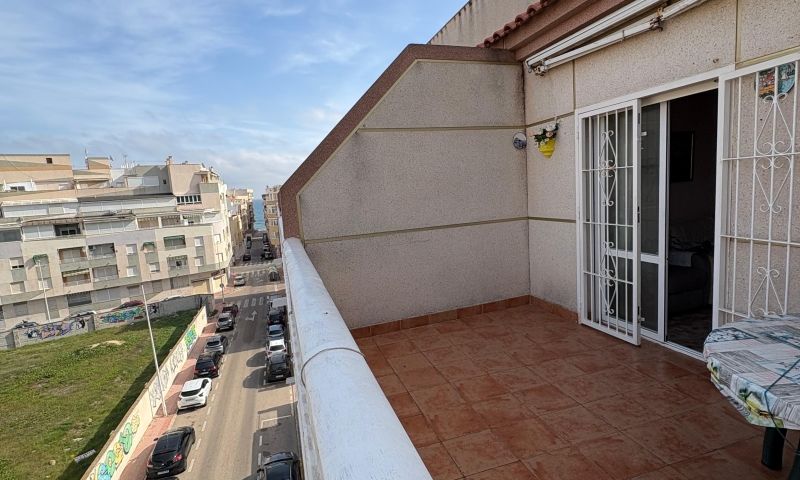 Pool area in apartment for sale in Torrevieja