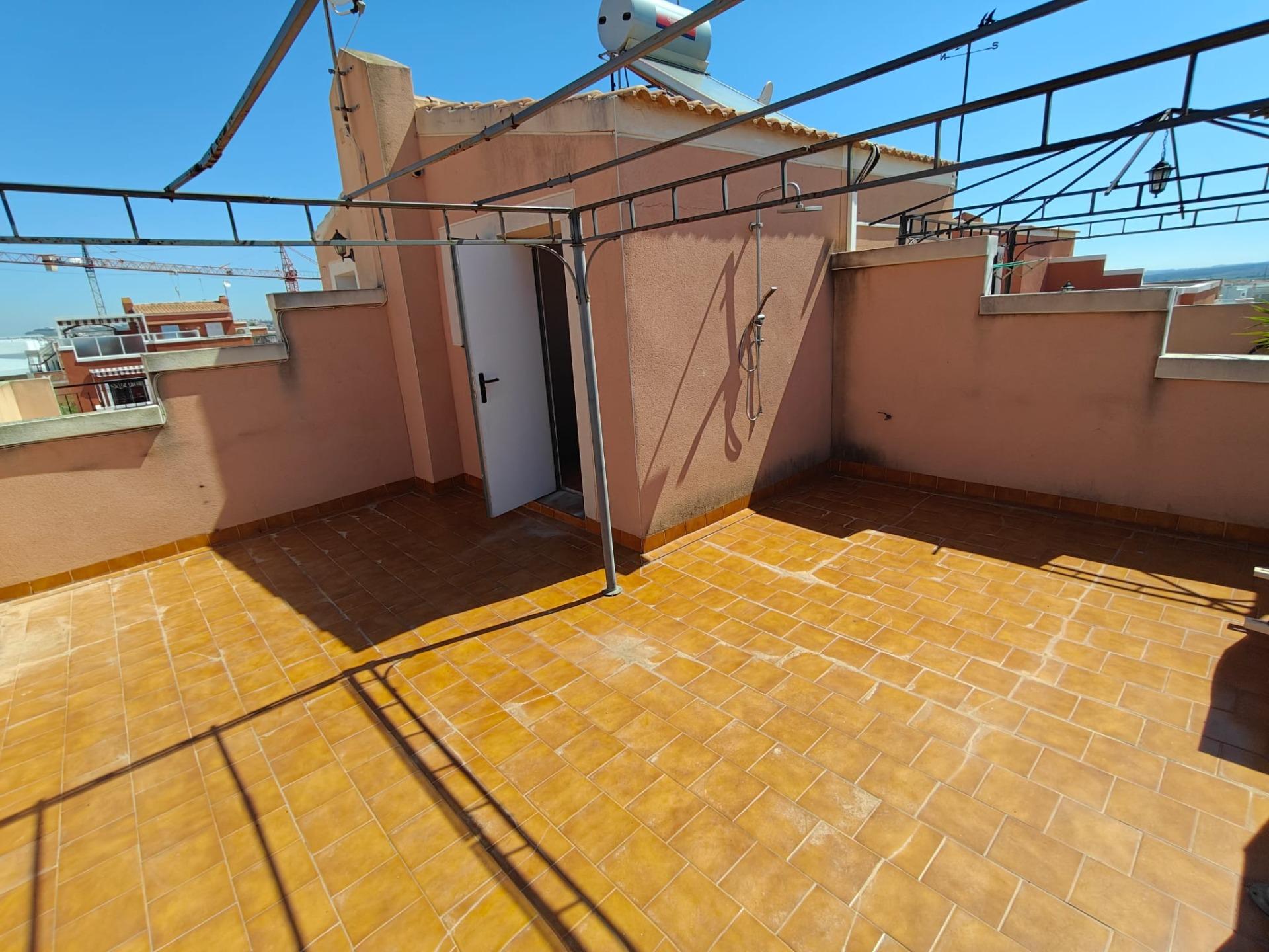 Pool area in duplex for sale in Los Montesinos