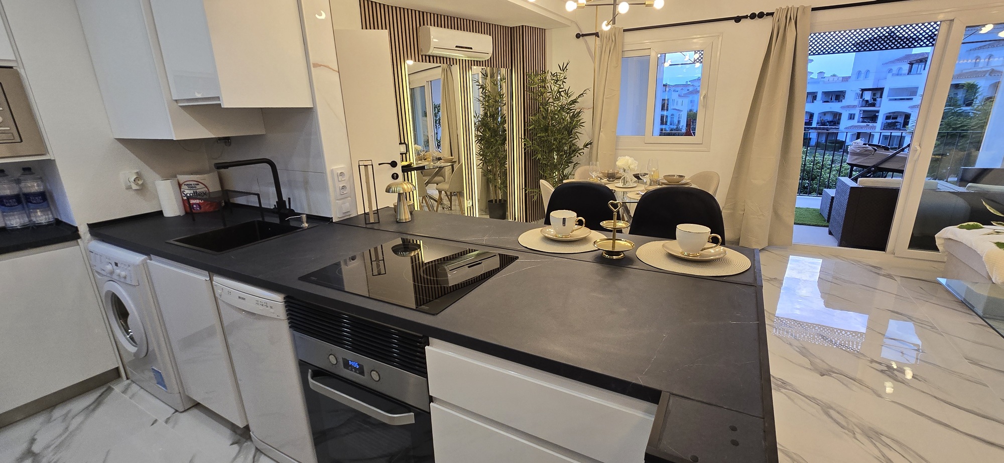 Kitchen in apartment for sale in Hacienda Riquelme Golf Resort