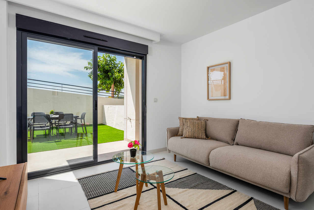 Pool area in apartment for sale in San Miguel de Salinas