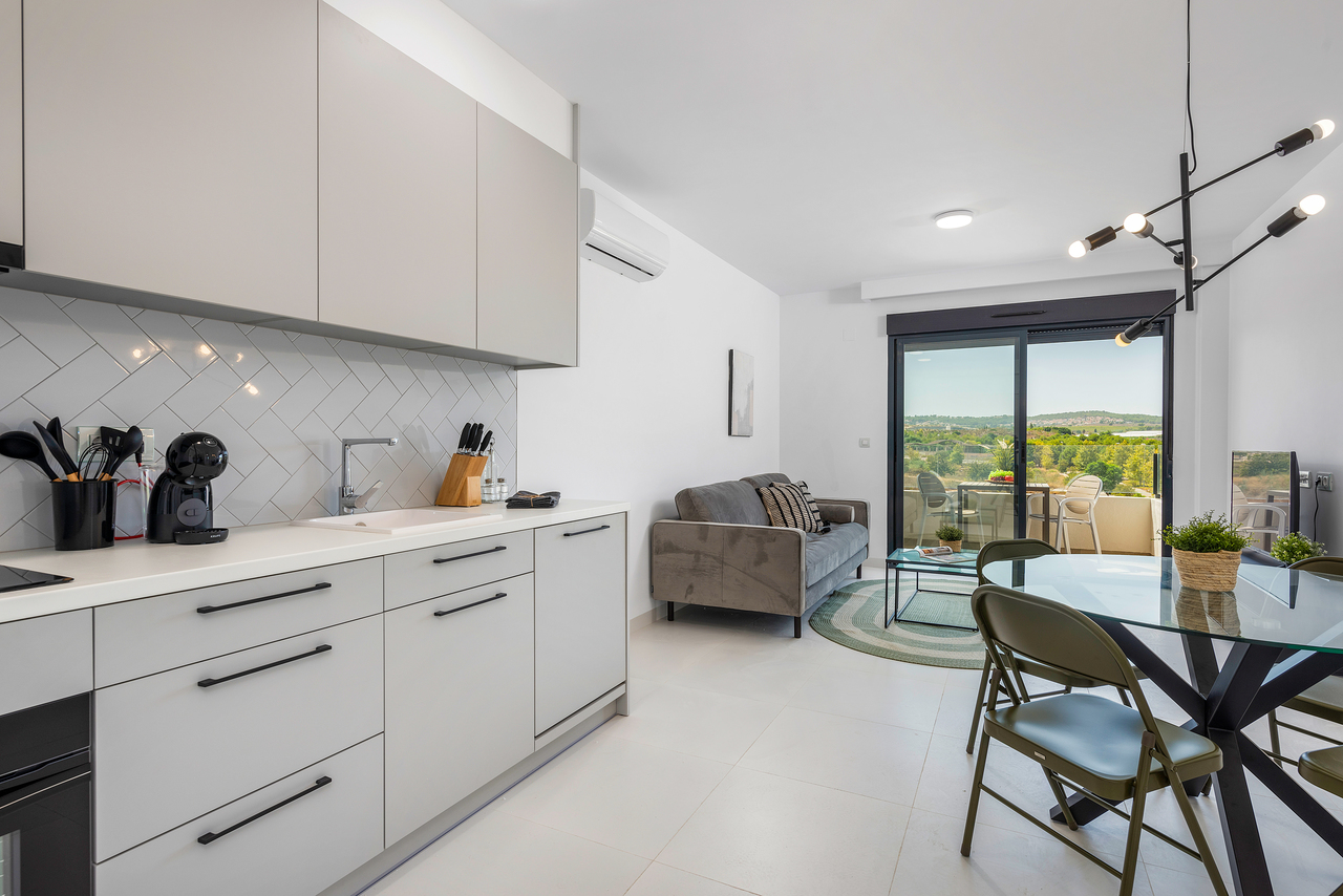 Pool area in apartment for sale in San Miguel de Salinas