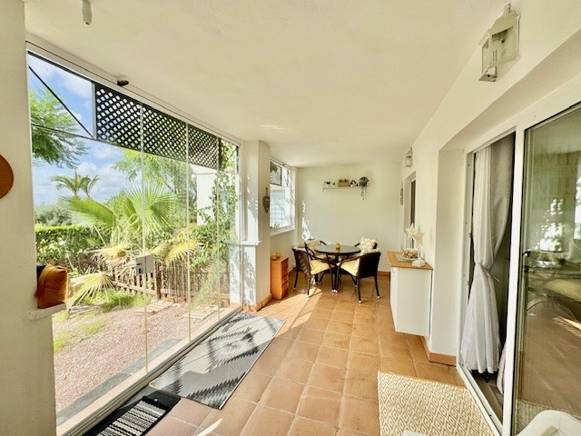 Living room in apartment for sale in Hacienda Riquelme Golf Resort