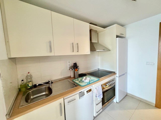 Pool area in apartment for sale in Hacienda Riquelme Golf Resort