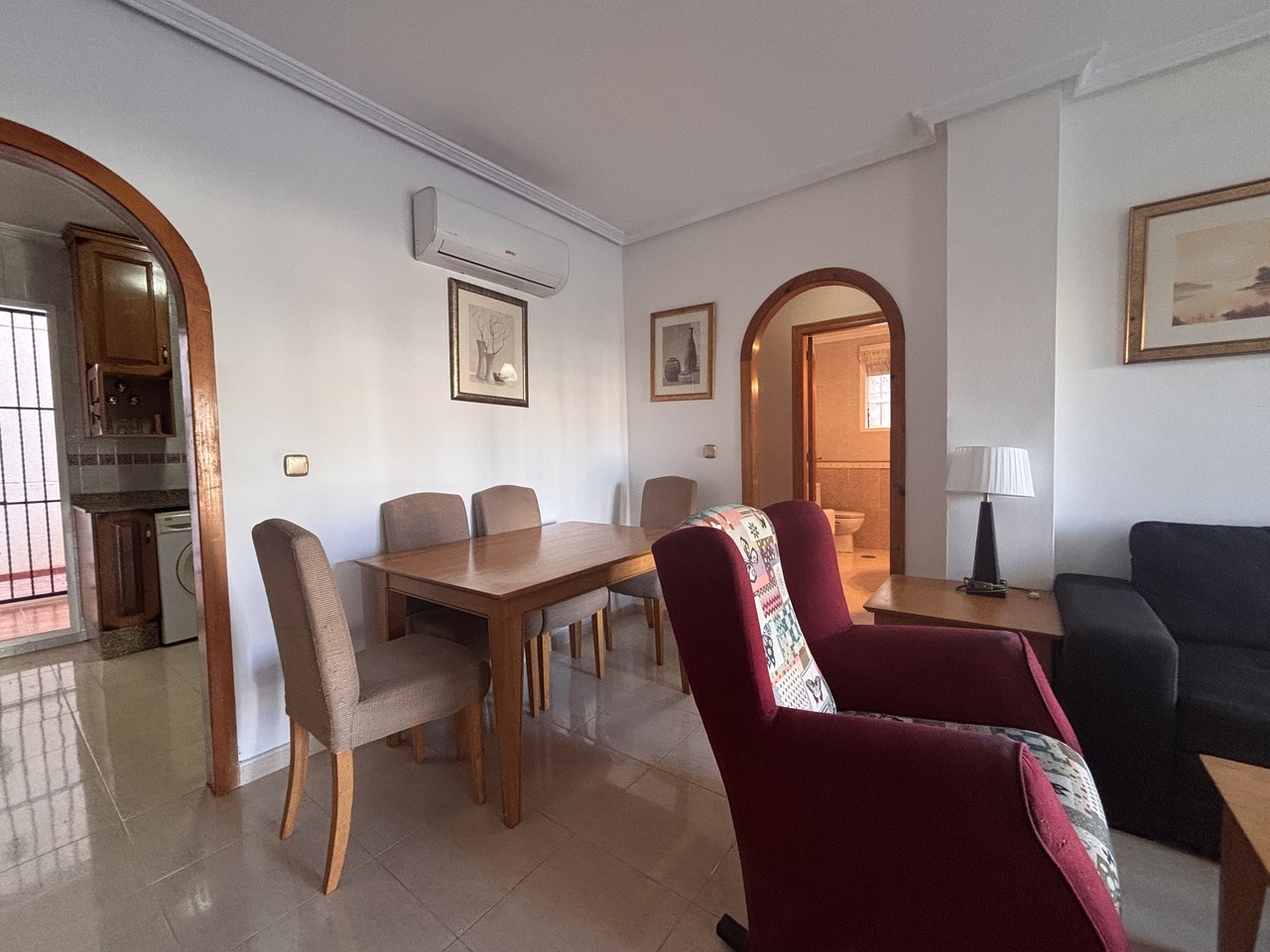 Living room in apartment for sale in Cabo Roig