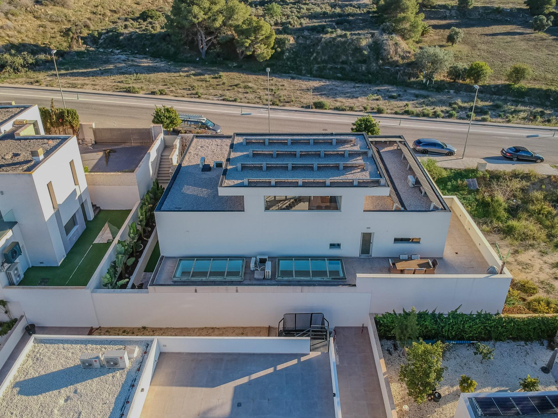 Master bedroom in villa for sale in Benijofar