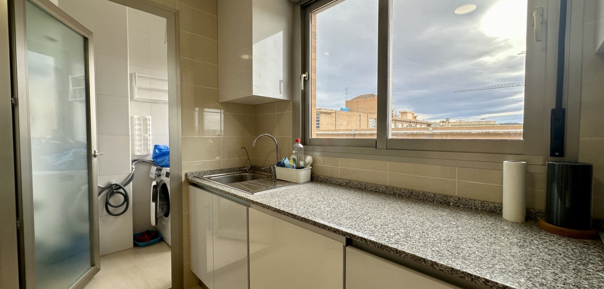 Pool area in apartment for sale in San Miguel de Salinas