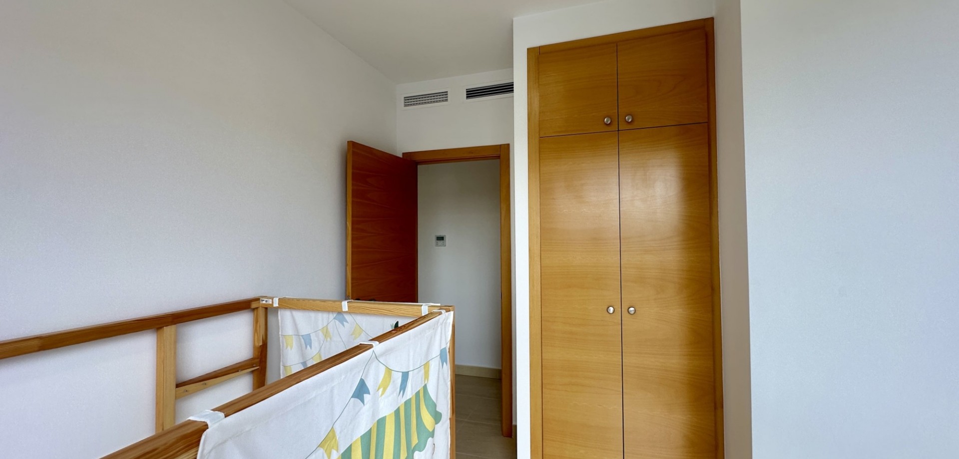 Master bedroom in apartment for sale in San Miguel de Salinas