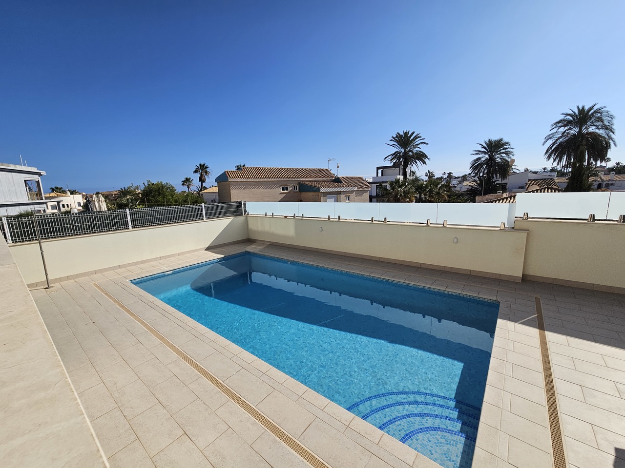 Terrace in villa for sale in La Zenia