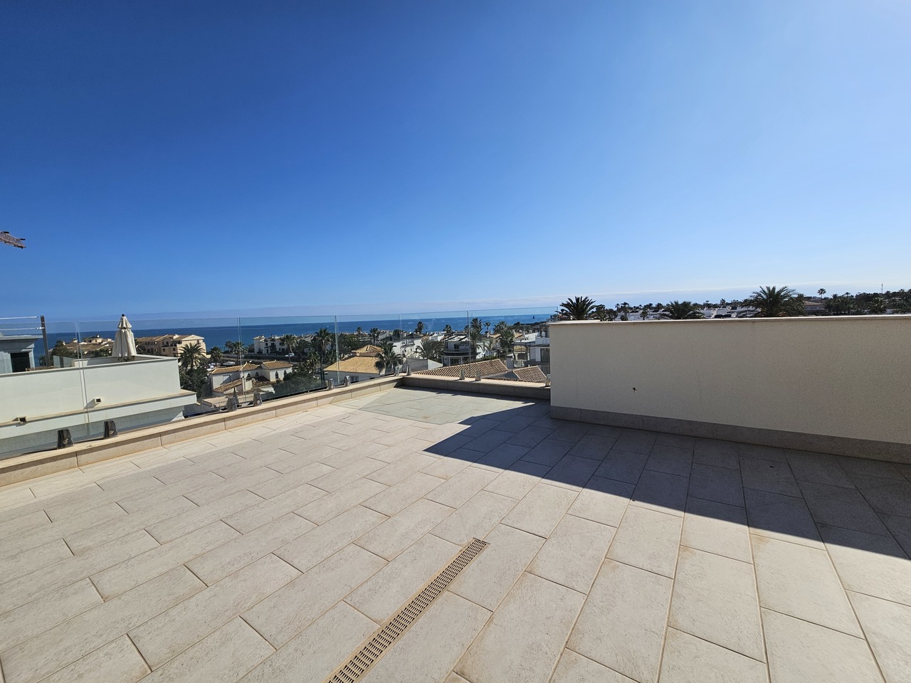 Pool area in villa for sale in La Zenia