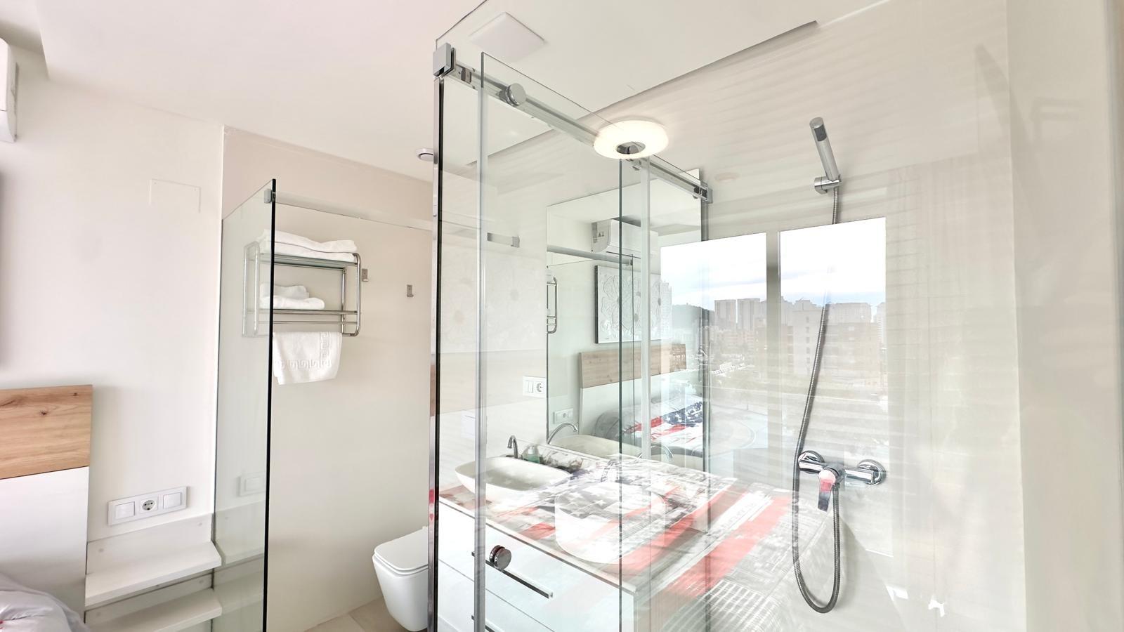 Pool area in apartment for sale in Finestrat