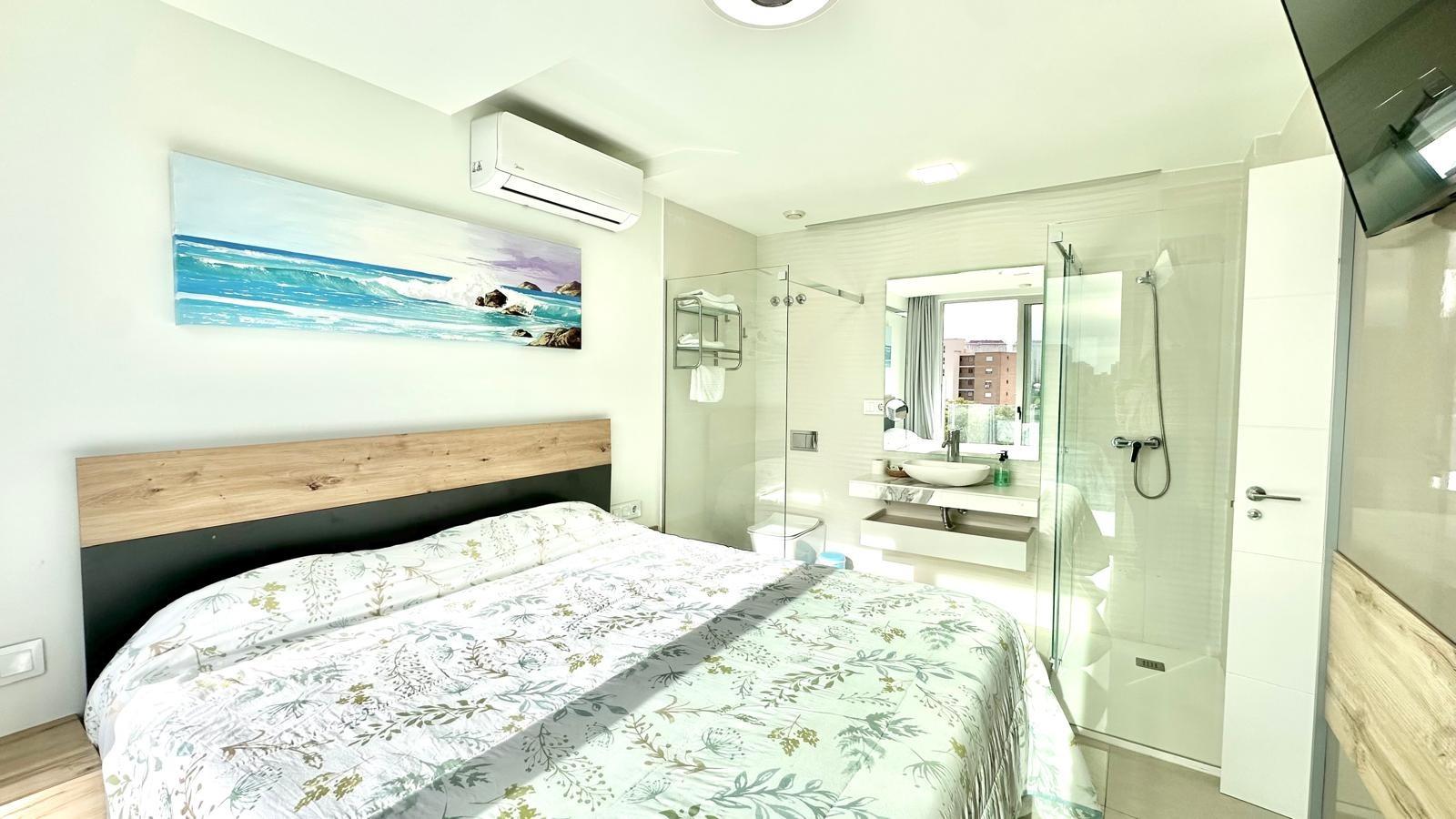 Pool area in apartment for sale in Finestrat