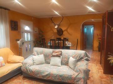 Pool area in villa for sale in Elche