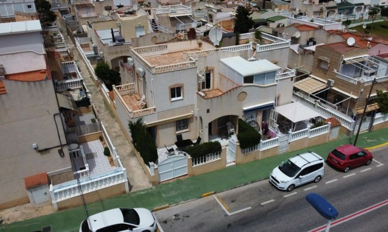 Pool area in duplex for sale in Torrevieja