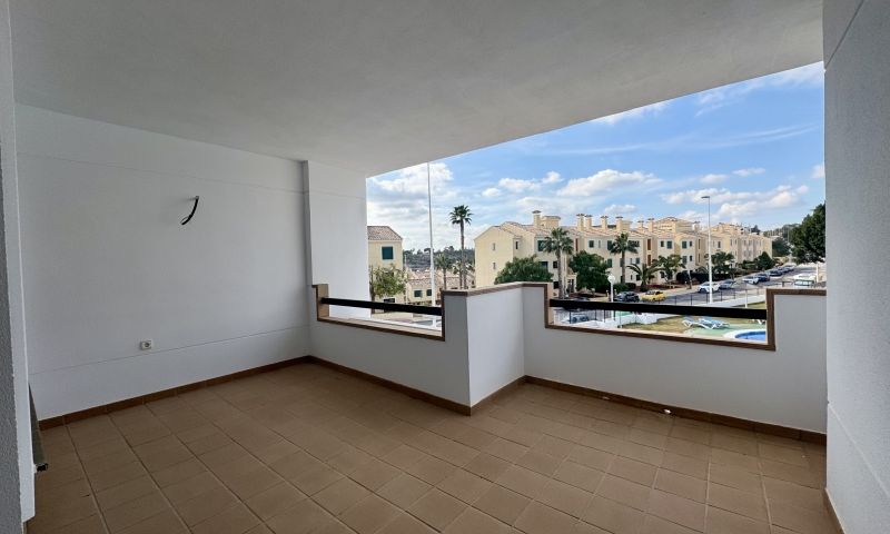 Pool area in apartment for sale in Orihuela Costa